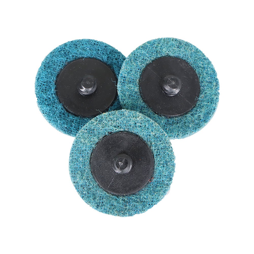 50 Pack 2 Inch Fine Surface Conditioning Discs Roll Lock Grinder Sanding Pads