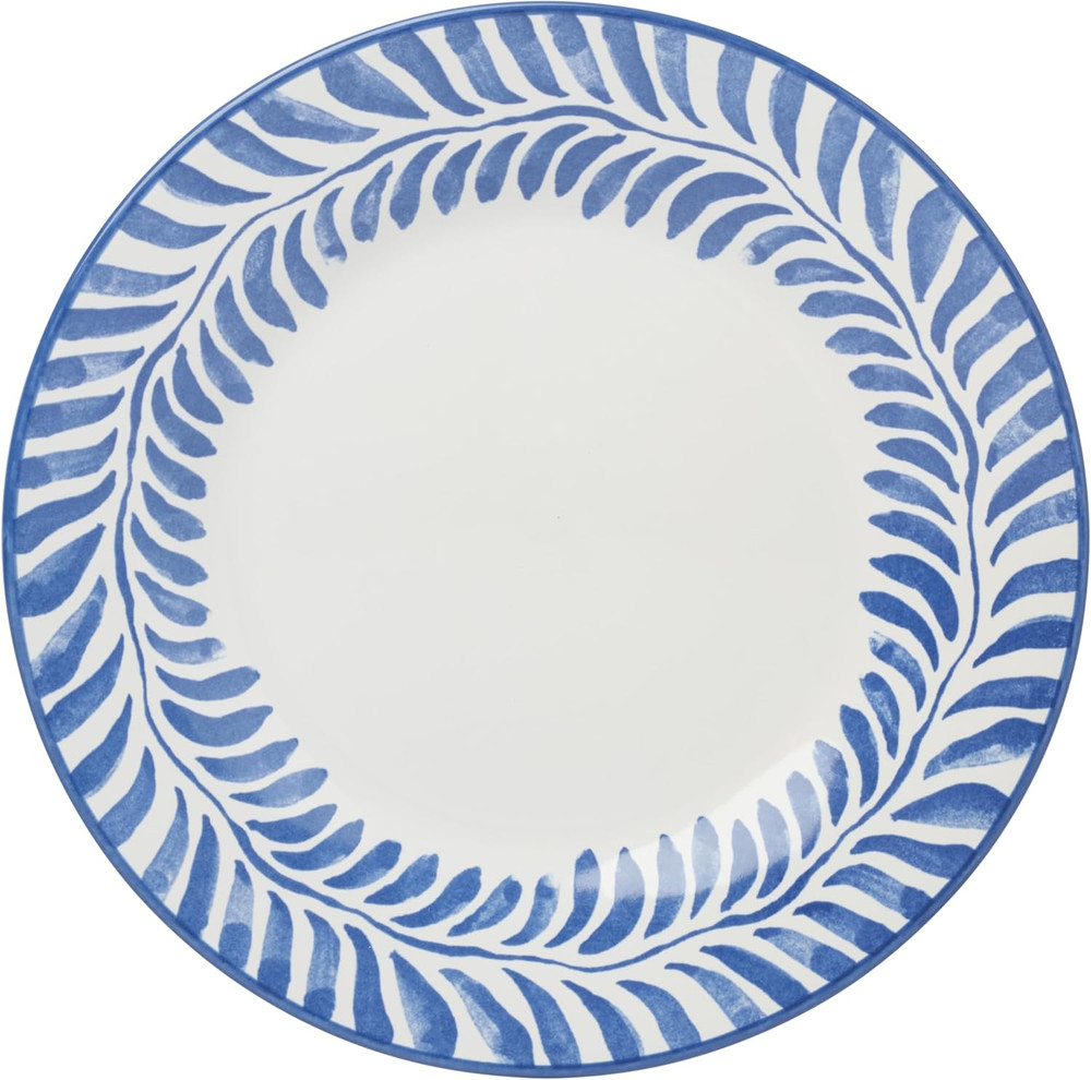 Dinnerware Set, Solear Blue 12-Piece Set, Service for 4, Stoneware Material, Dis