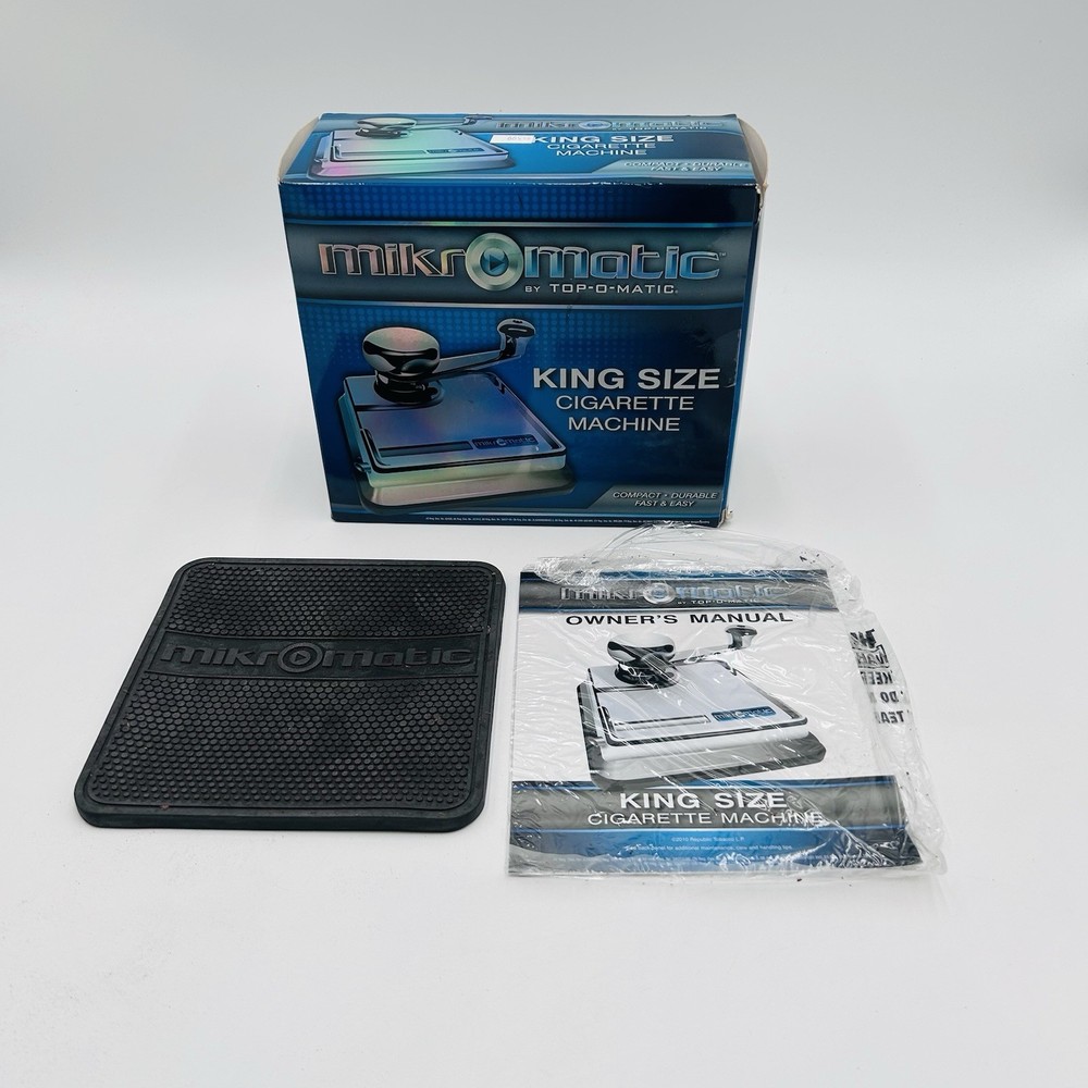 MikrOmatic  TOP-O-Matic Regular Kings Cigarette Maker Making Injector Machine