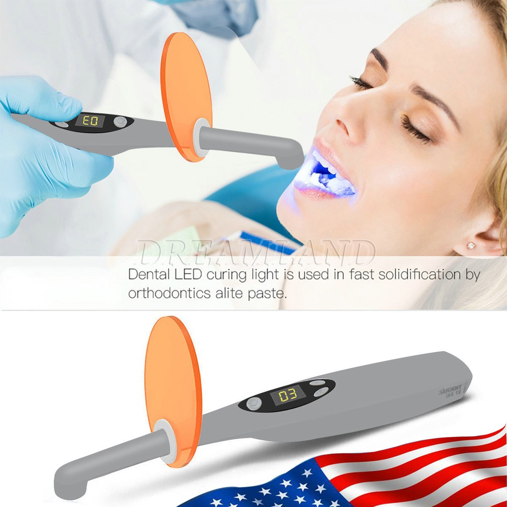 USA Dental Wireless Curing Light 1 Second LED Lamp