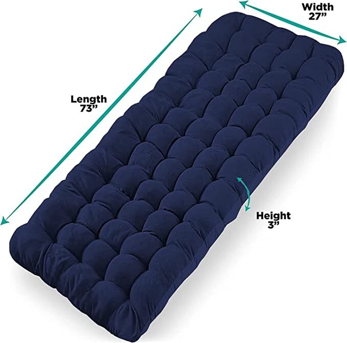 Zone Tech Camping Cot and Cot Pad Sleeping Mattress Adults & Kids Portable