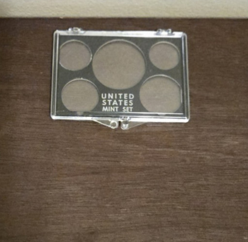 United States Mint Set -   Five Coin Holder - Black Insert - Empty  - Pre-owned