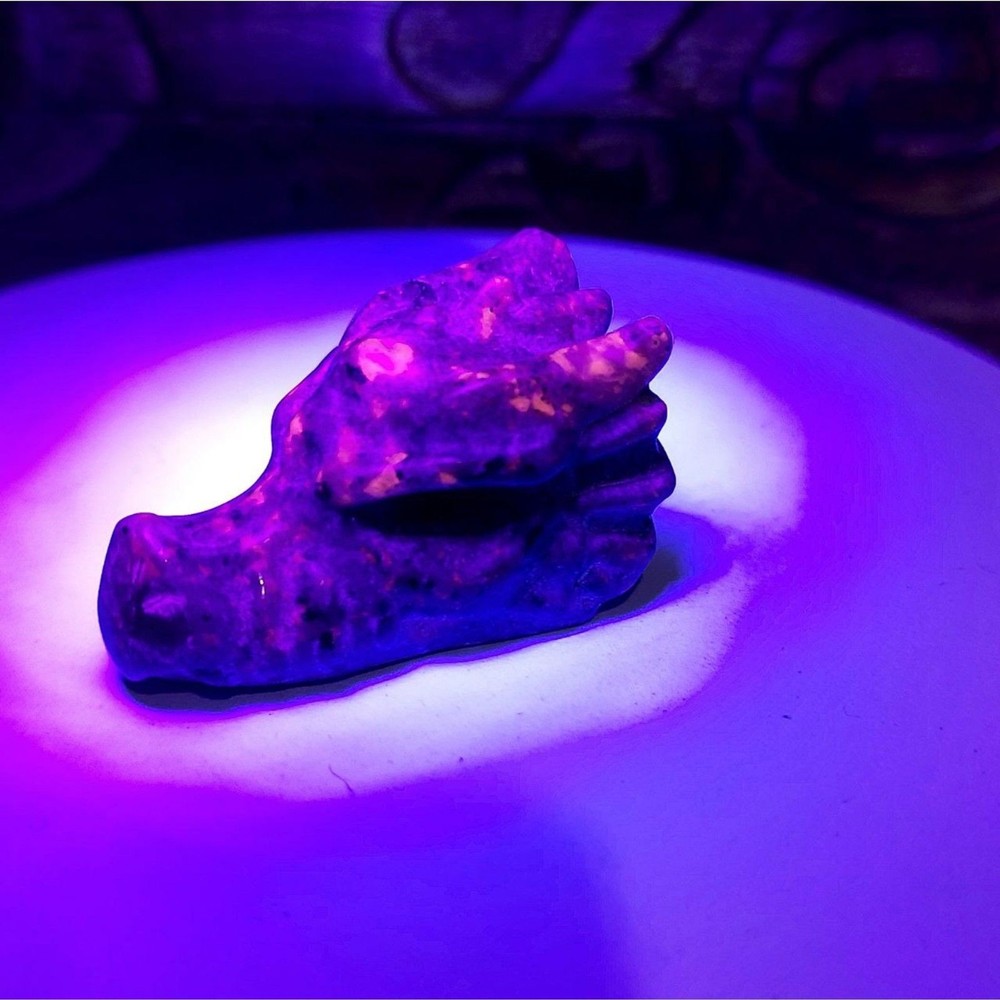 Emberlite Dragon Stone Figure UV Crystal