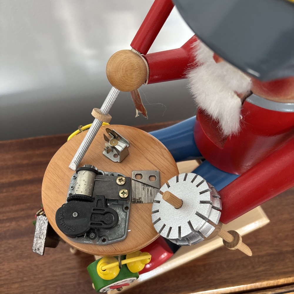 Steinbach Clock Maker Nutcracker 13" Germany- Plays God Bless America