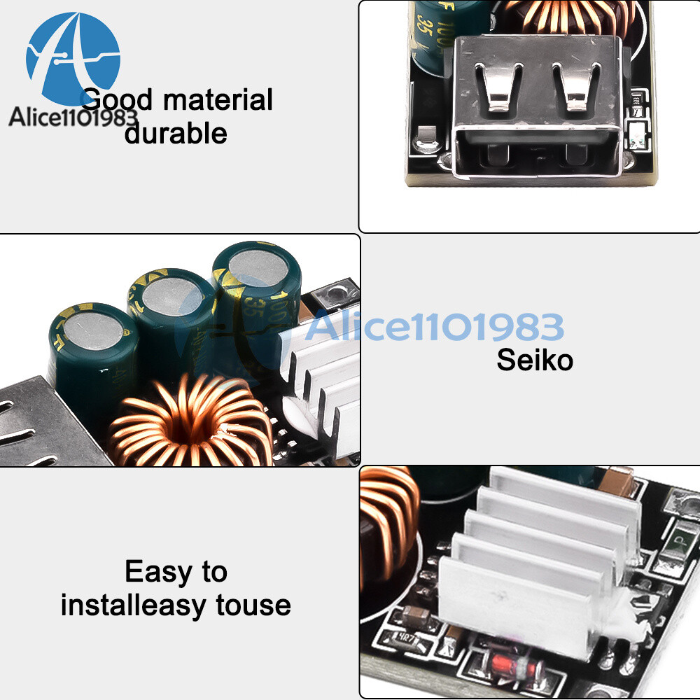 USB Mobile Phone Charging Board Fast Charging Car DIY Conversion Module DC Buck