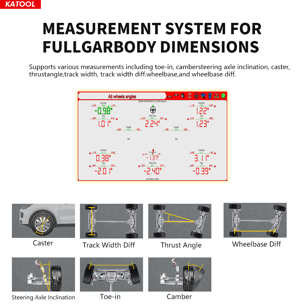 3D Wheel Alignment Machine Wheel Aligner Android System Cloud Service TV Tablet