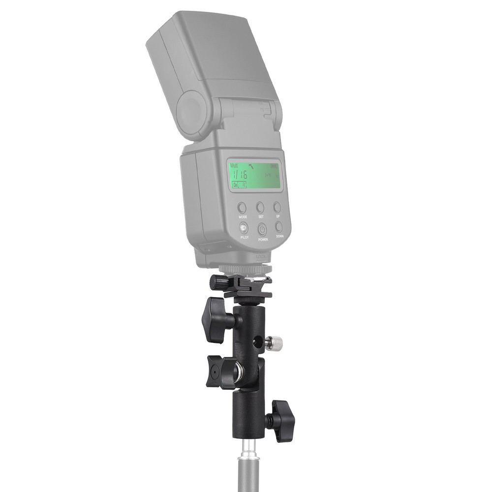 Flash Mount Speedlite Swivel Bracket Flash Stand Bracket with Cold E5O6