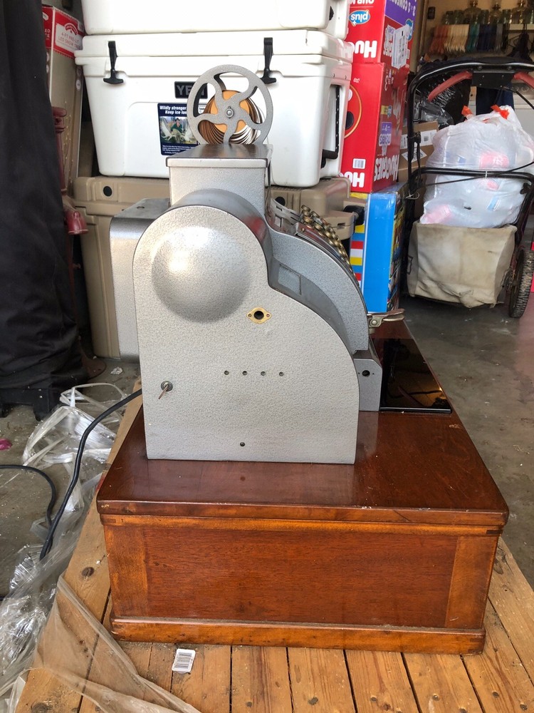 Antique national cash register