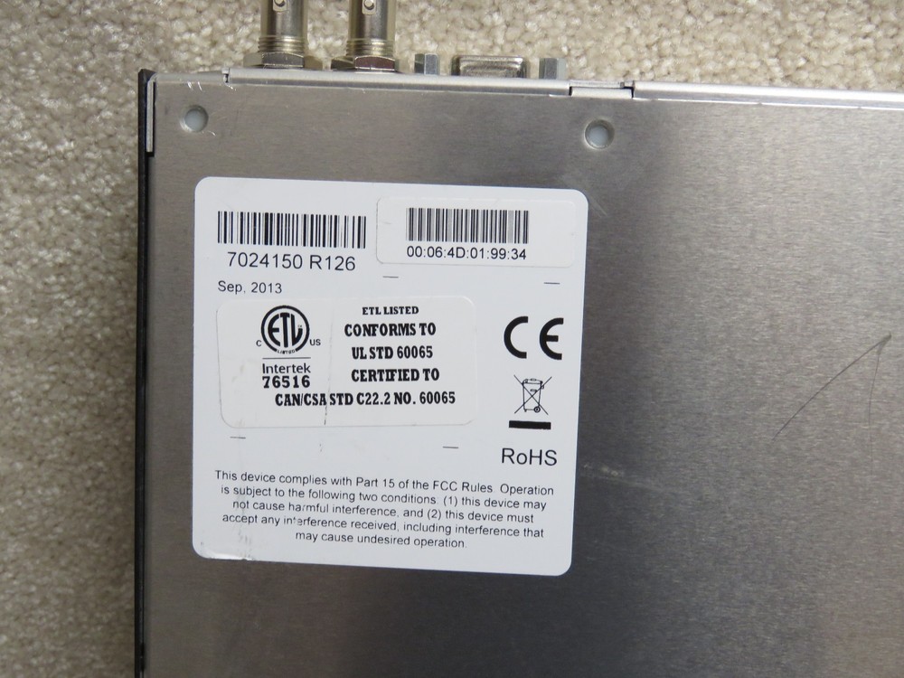 Sencore MRD 3187B Multi-format SD/HD Modular Receiver Decoder w/8708,8702 8730A