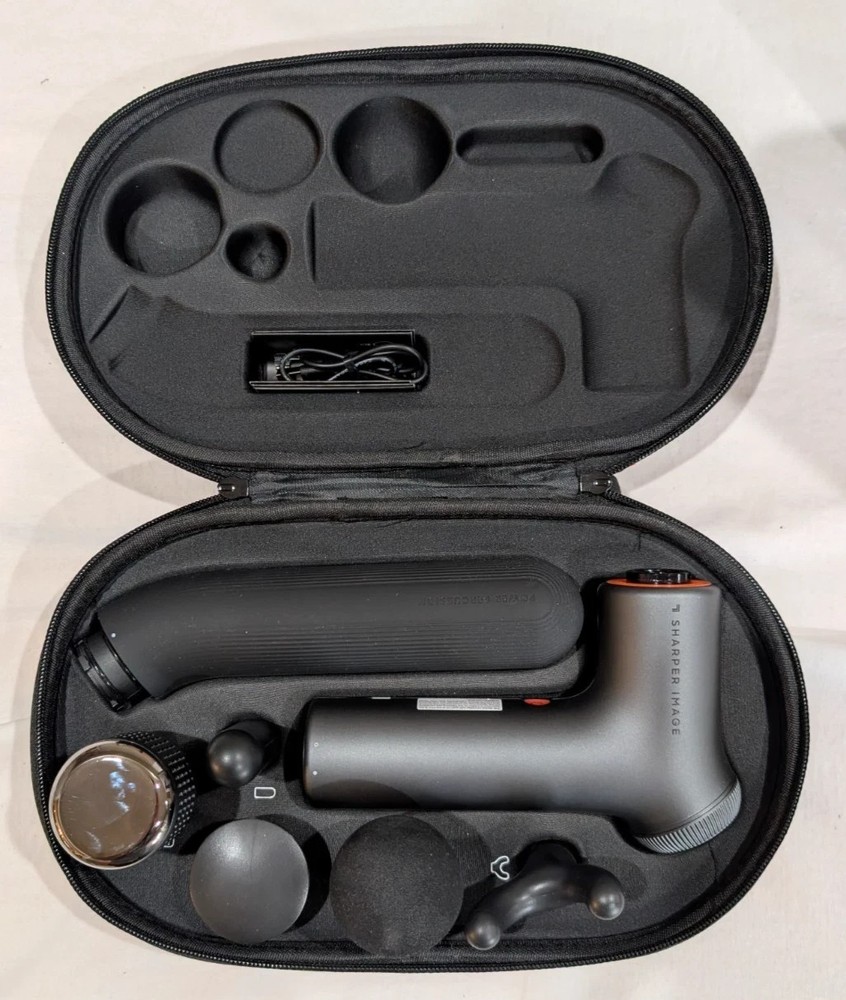 Sharper Image Power Percussion Hot Cold Reach Massager