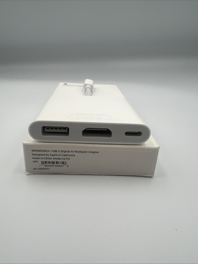 Genuine Apple USB-C Digital AV Multiport Adapter -OPEN BOX -Fast Shipping