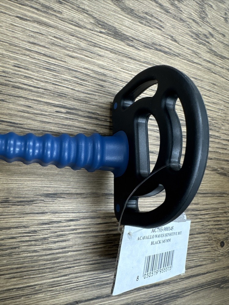 acavallo polymer Sensitive Bit Dee Ring Waves Black Size 145mm