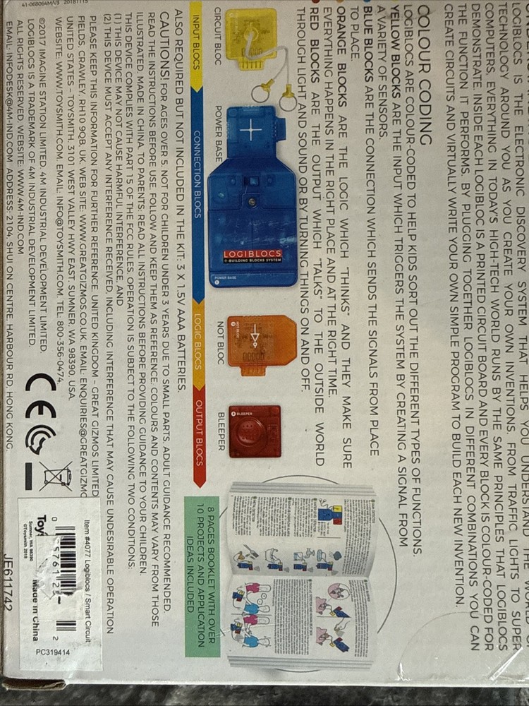 Logiblocs Smart Circuits E-Building Blocks System for Ages 5+