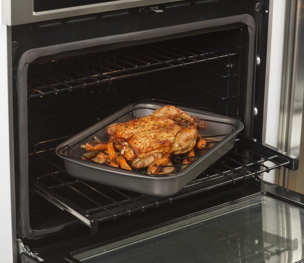 Everyday Roast Pan with Rack Rectangular Nonstick Construction Large Capacity...