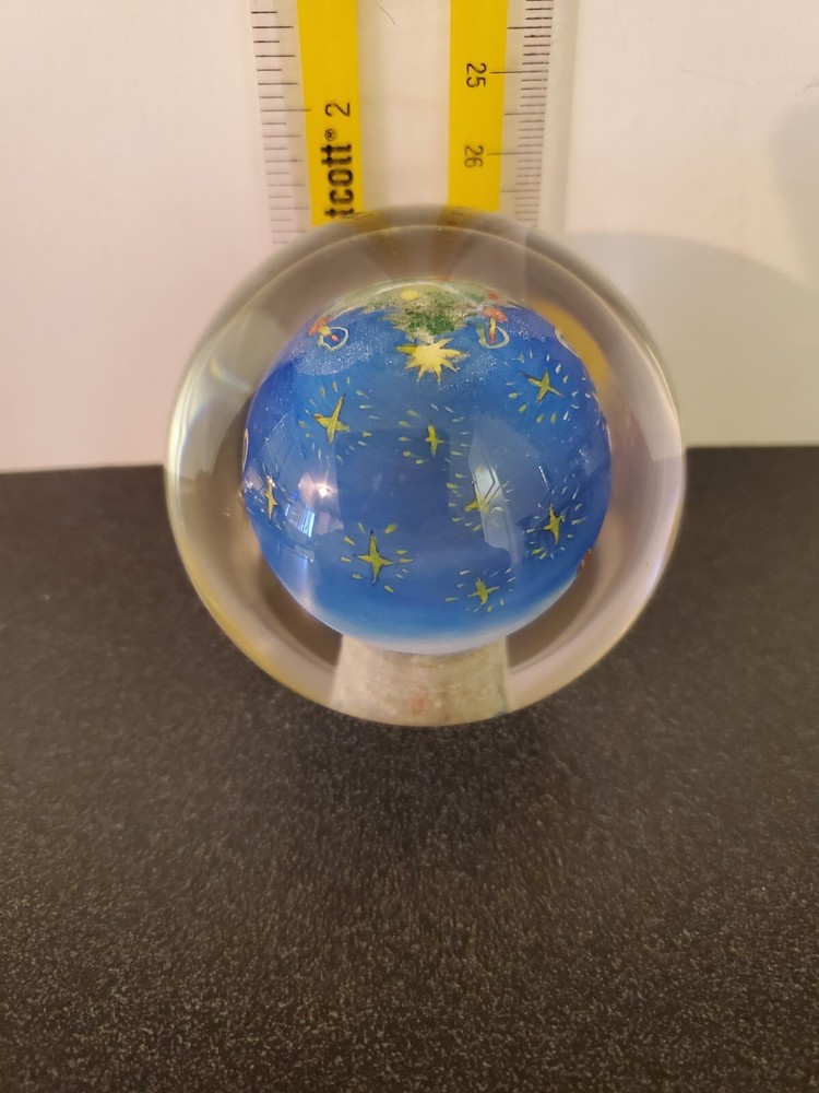 Vintage reverse hand-painted Ball