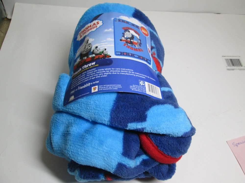 New Thomas & Friends Plush Throw Hotroo Thomas 46"x60"