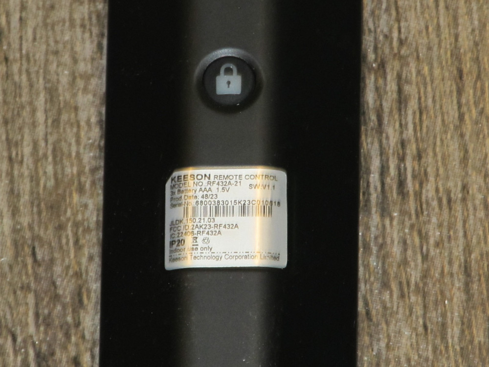 SERTA Beautyrest Motion Restore Base Bed Remote Control, RF432A-21