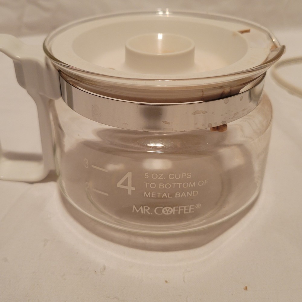 Mr Coffee Model VL-4 White 4 Cup Automatic Drip Coffee Maker / Brewer ~ Works