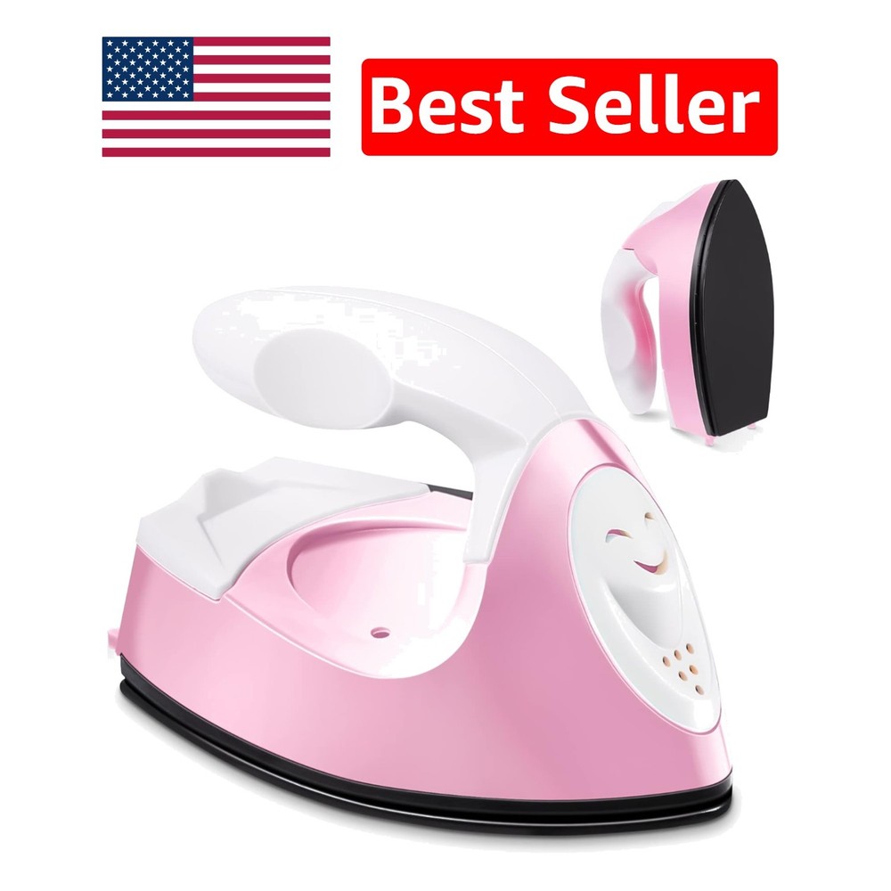 Lightweight Mini Craft Iron with Charging Base - Perfect for Small Projects