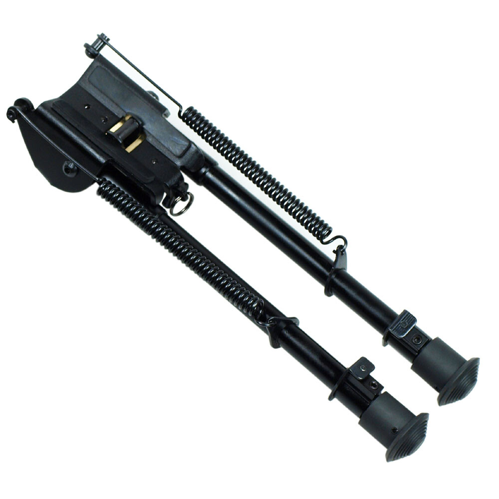 9" - 13" Adjustable Spring Return Hunting Rifle Bipod & Picatinny Adapter