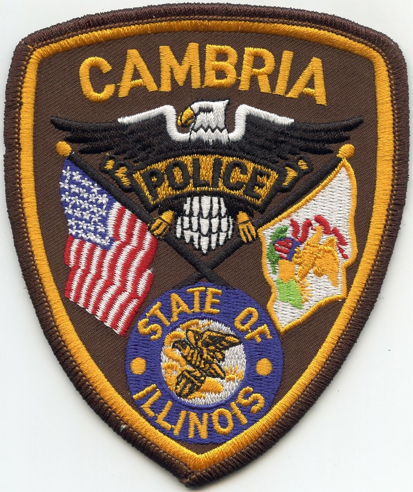 CAMBRIA ILLINOIS IL POLICE PATCH
