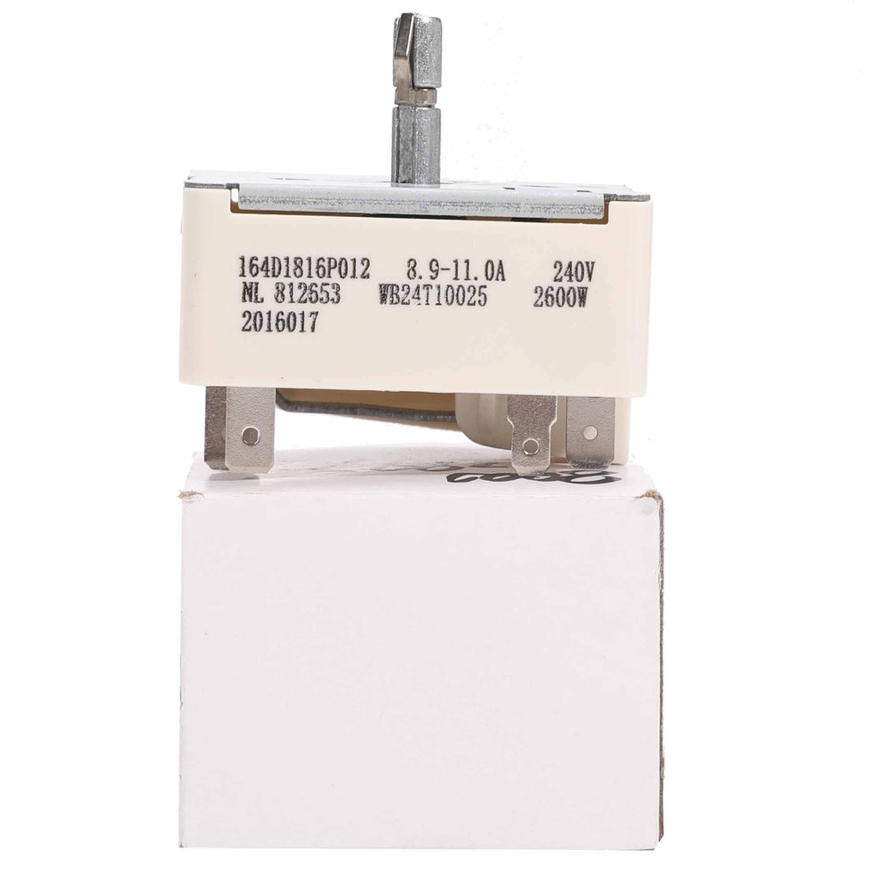 WB24T10025 Surface Burner Range Infinite Control Switch 8 Inch For GE Kenmore