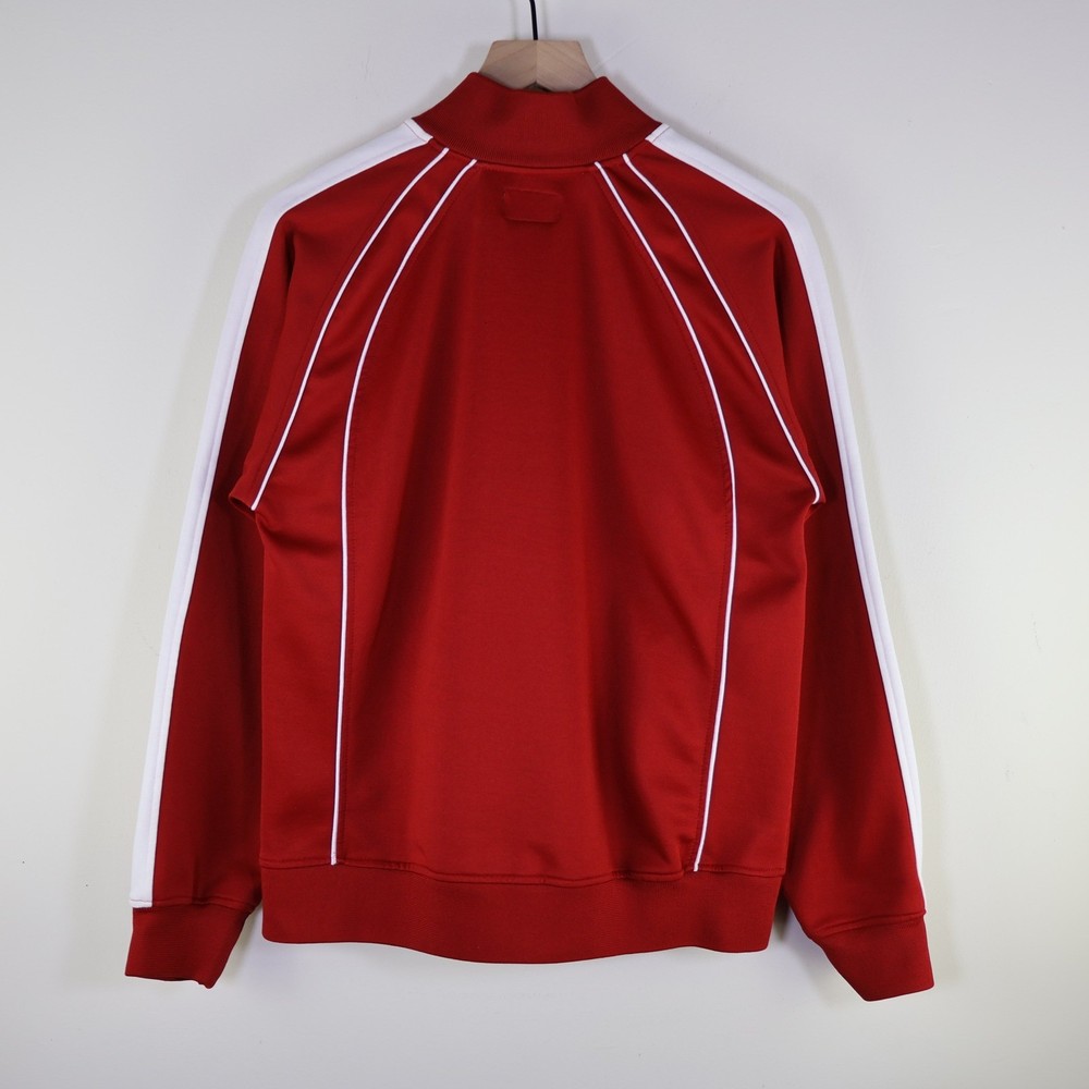 Y2K No Boundaries Canada Mens Track Jacket Red White Stripe Size Medium