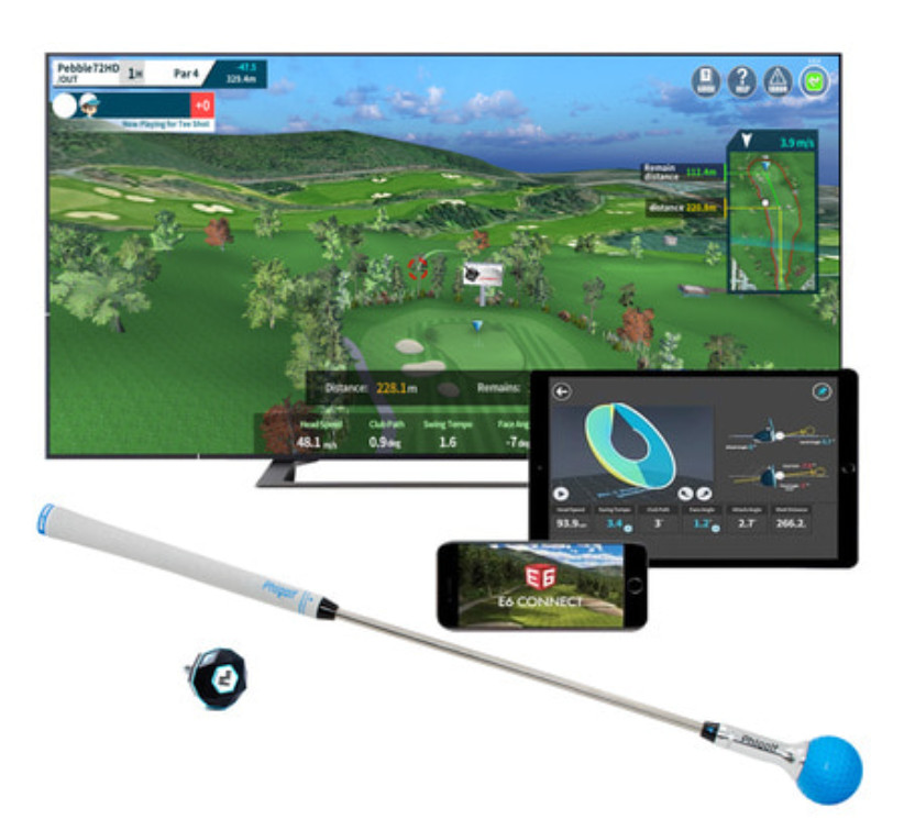 NEW Phigolf 2 Smart Golf Simulator Swing Trainer WGT E6 Connect App | Phi Golf2