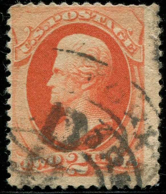 USA #183 Jackson 2c Bank Note Issue Fancy Cancel Postmark 1879 Stamp Used