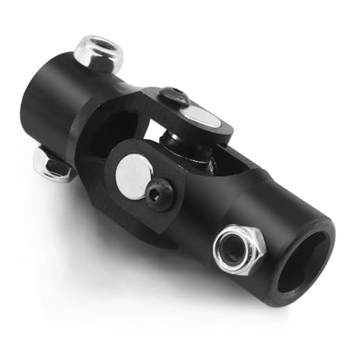 3/4" DD x 3/4" DD Black Steering Universal Joint Single U Joint Shaft,Total