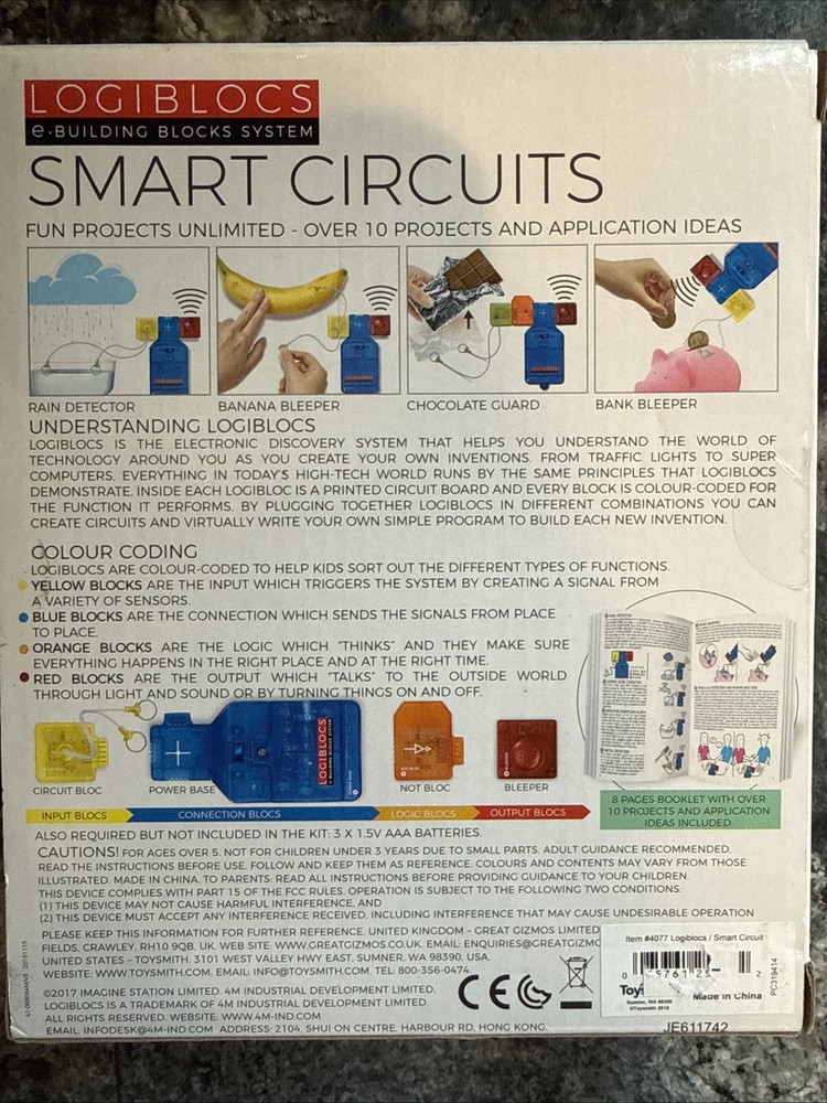Logiblocs Smart Circuits E-Building Blocks System for Ages 5+