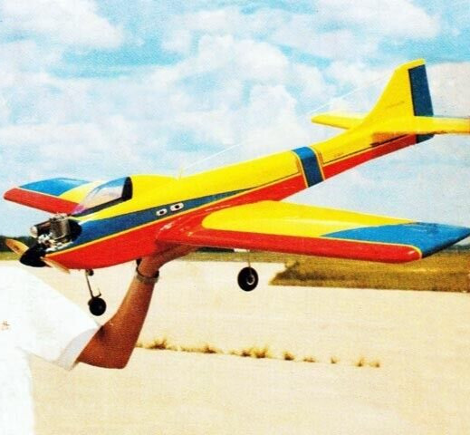 Compensator Pattern Plane 64" Wingspan RC Model Airplane Printed Plans Templates