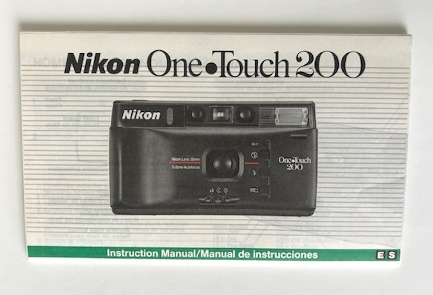 Nikon One Touch 200 Camera Instruction Manual