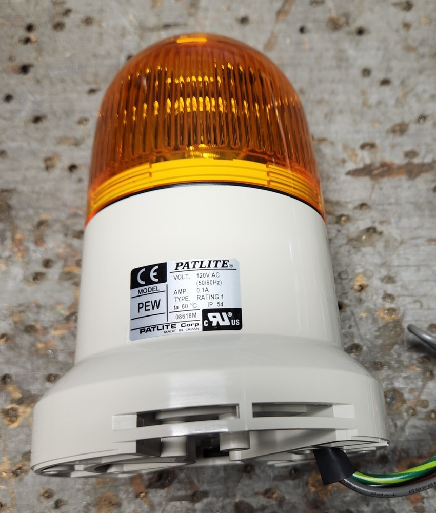 Patlite PEW-120-Y Light 120VAC