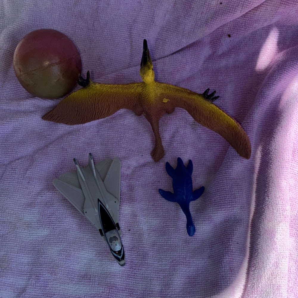 MULTITECH Dinosaur Pretend Play Set with plastic Jet Aircraft, MB27, 2019