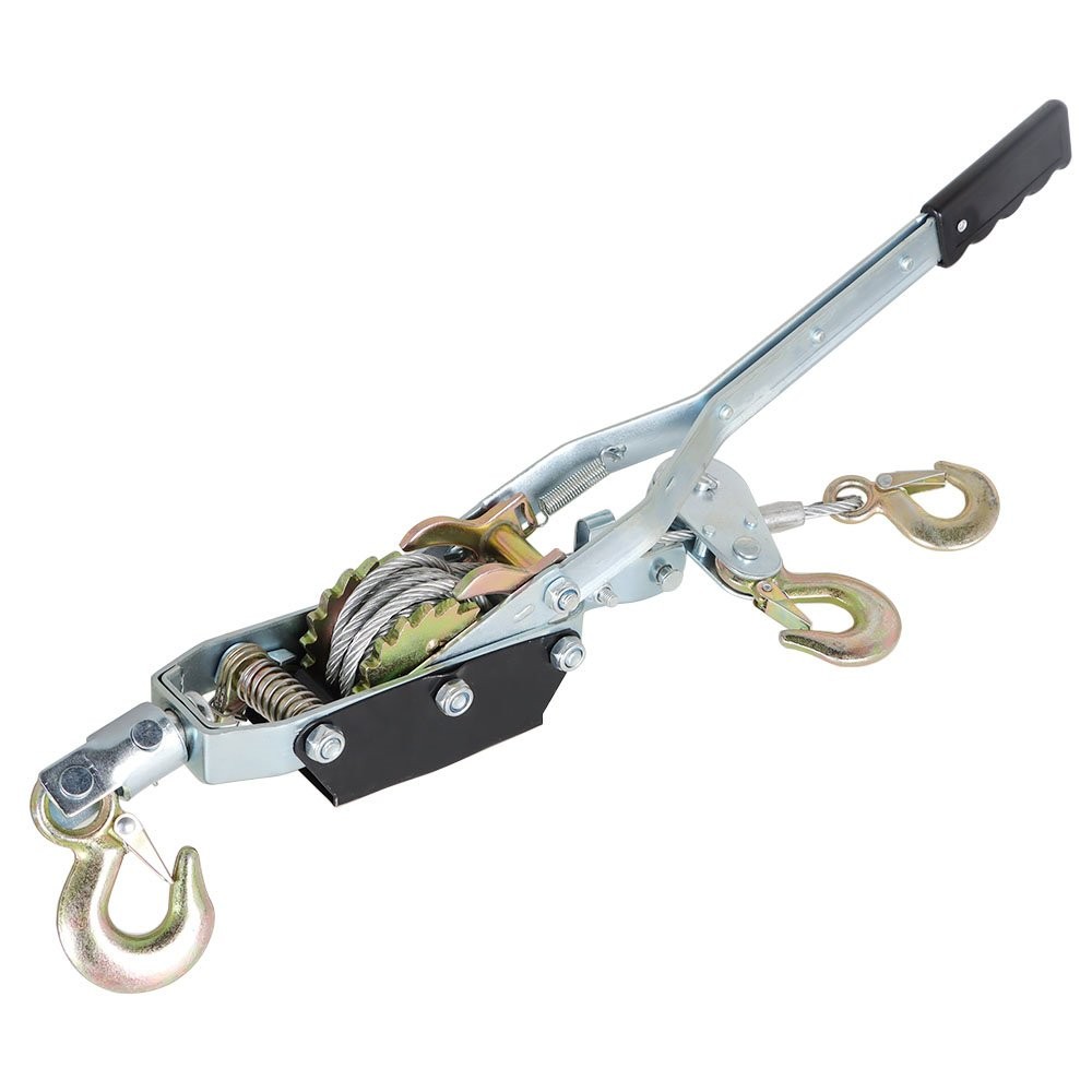 High Quality Hand Power Cable Puller Heavy Duty 4Ton Rachet Dual Gear Puller New