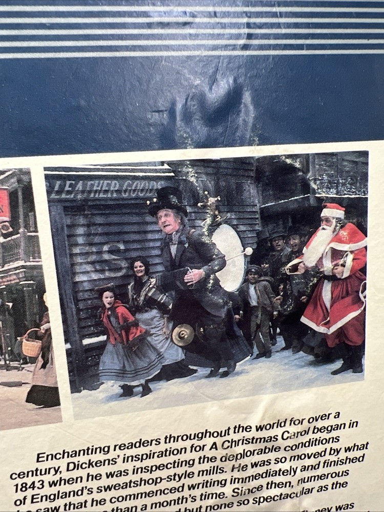 SCROOGE CED Videodisc RCA Selectavision CBS FOX 1983