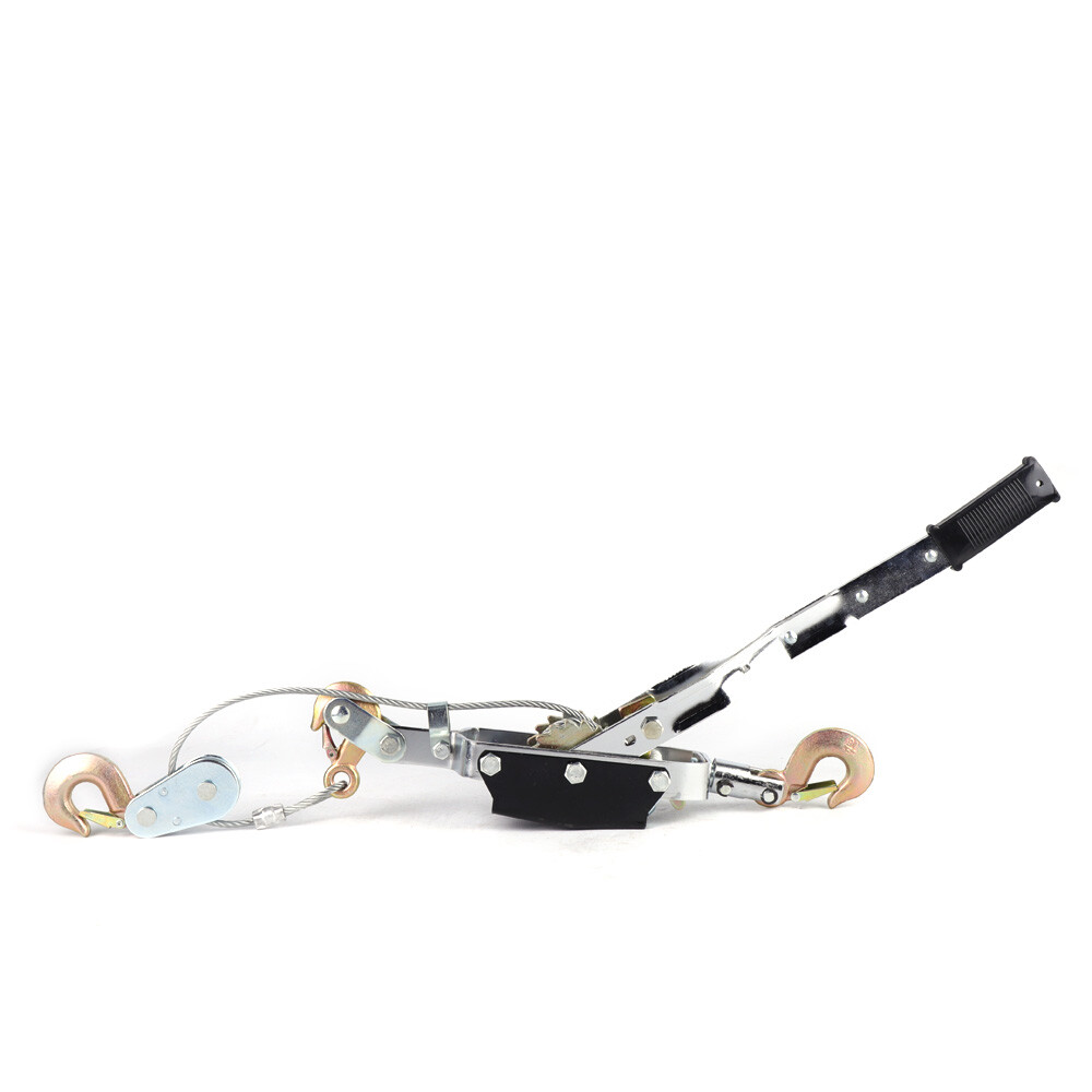 5 Ton Hand Come A Long Ratchet Winch Hoist Puller Cable Puller Tool W/ 3 Hooks