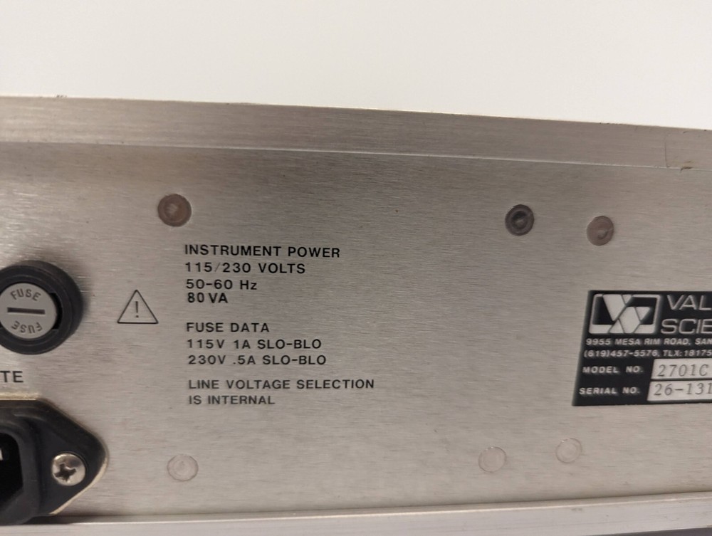 Valhalla Scientific 2701C Programmable Precision DC Voltage/Current Standard