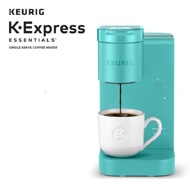 Keurig K-Express Single Coffee Maker, Tropical Blue - Simple Button Controls
