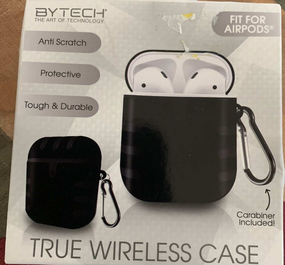 ByTech True Wireless Airpod Top Open Case Black