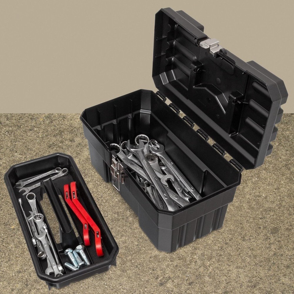 Handy 14" Toolbox with Removable Tray