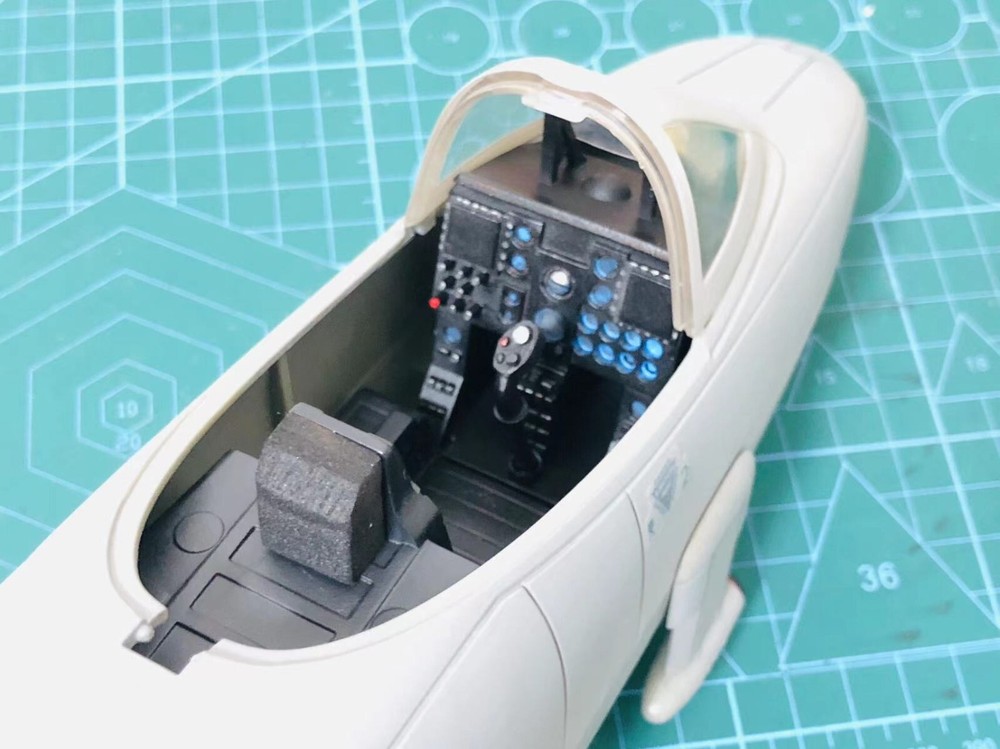 Custom kit cockpit console panel for World Peacekeepers A-10A THUNDERBOLT II