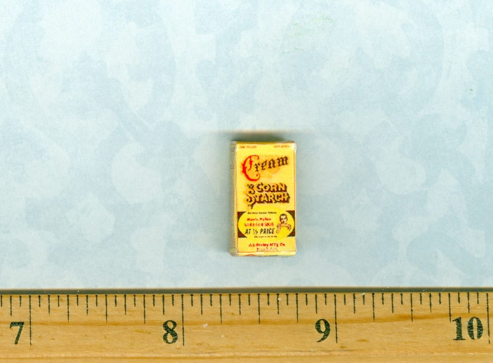 Dollhouse MINIATURE Size Corn Starch Box
