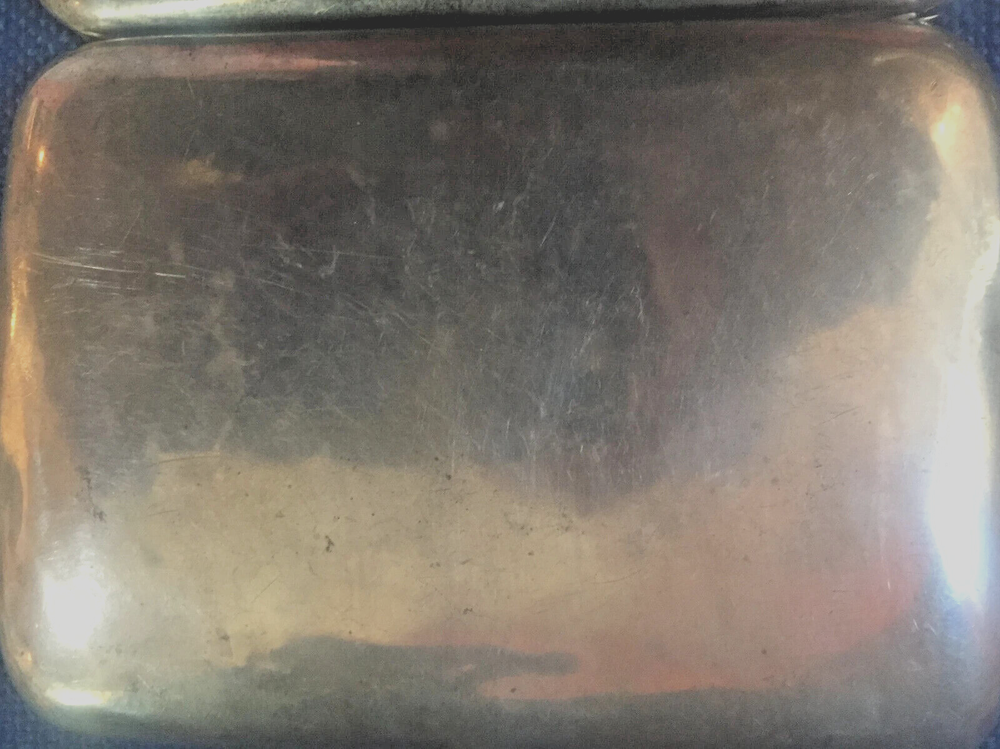Polish Solid 84 Silver Cigarette Vesta Case. Name Day Gift, Dated June 27, 1920.