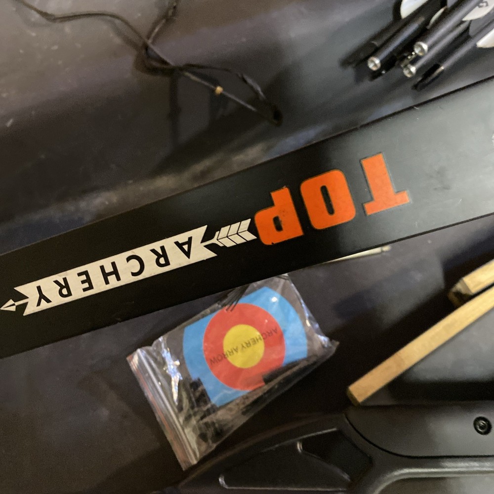 Two Take Down Recurve Bows RH 50lb With Arrows And Stringer.
