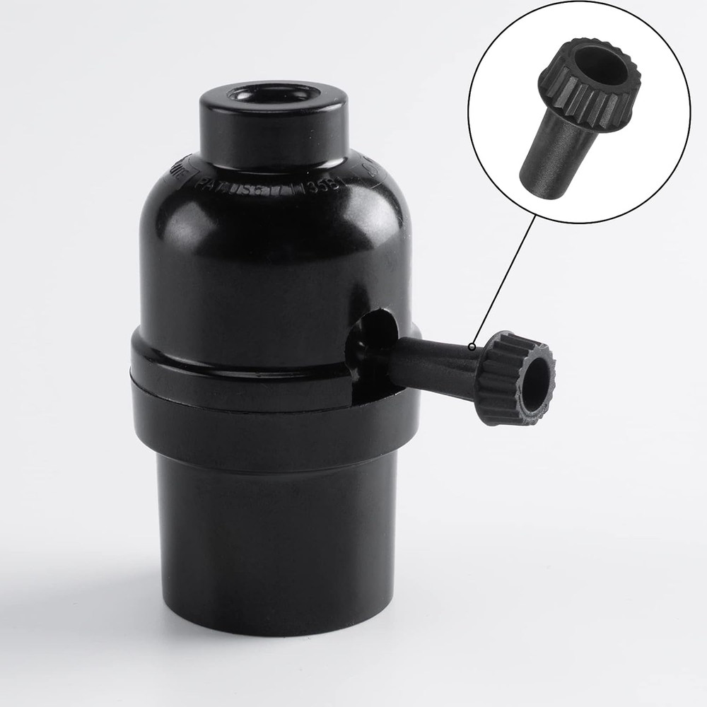 Light Lamp Turn On/Off Switch Knobs Replacement, Black, Standard Size, for Table