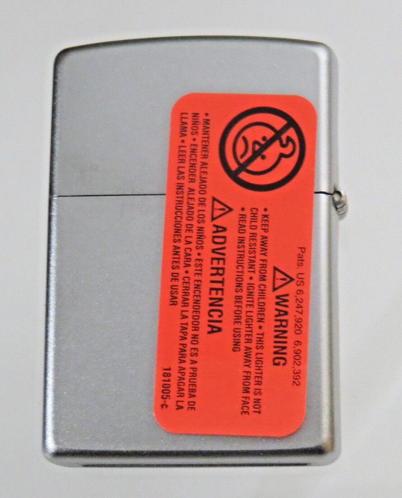 Zippo Engraved Pristine Curves Lighter Satin Chrome 21155 NEW