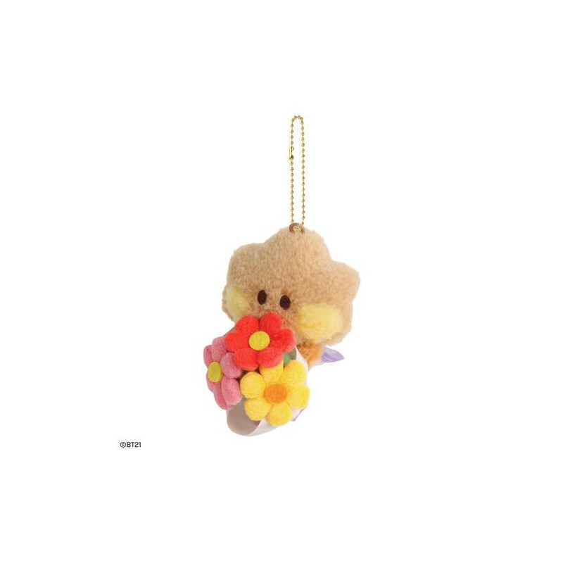 BTS BT21 Official PLUSH Keyring [BOUQUET]