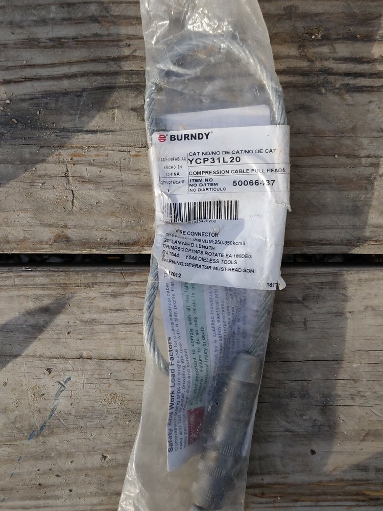 Burndy YCP31L20 Compression Cable Pulling Head [G6BG]